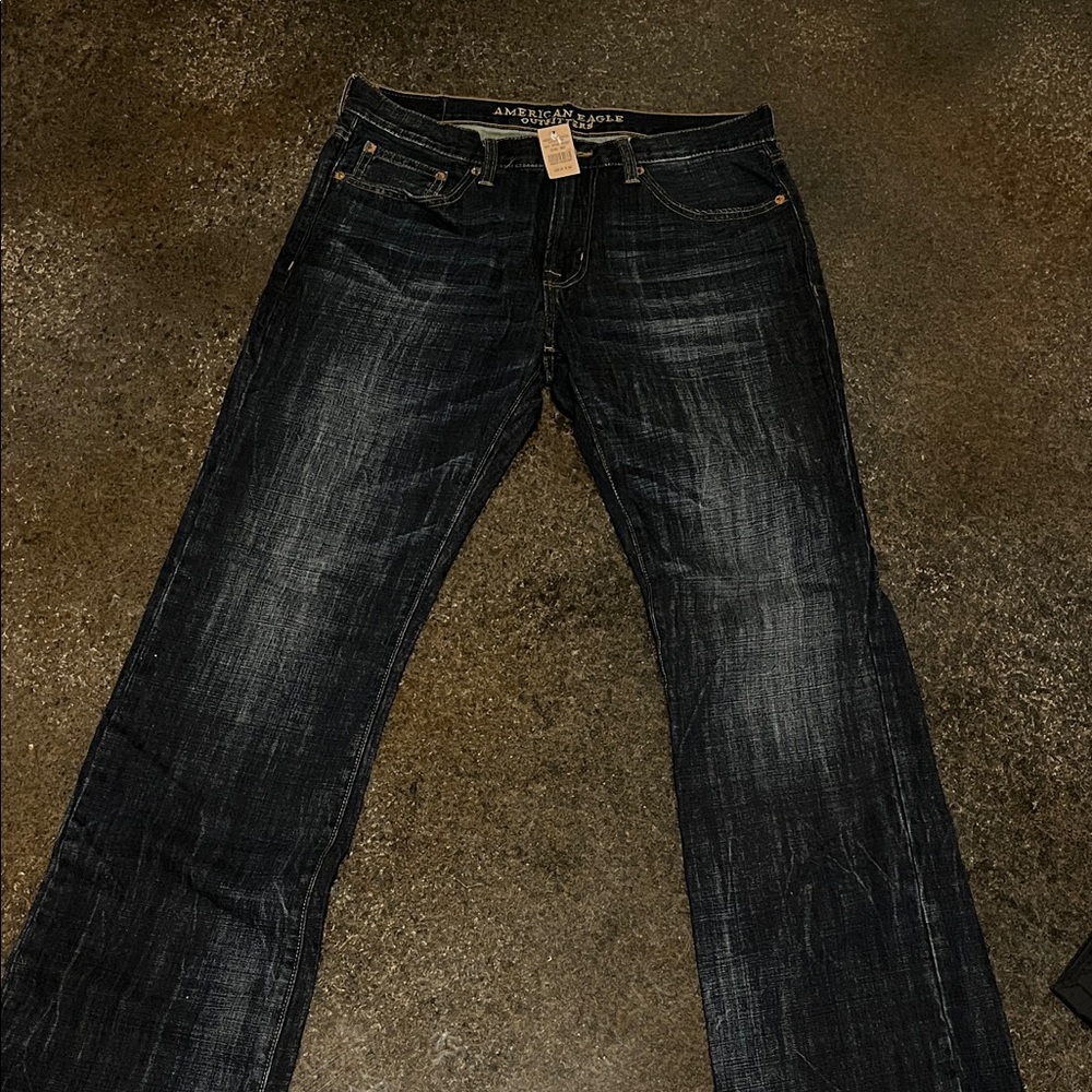 American Eagle Outfitters Men's Dark Wash Jeans